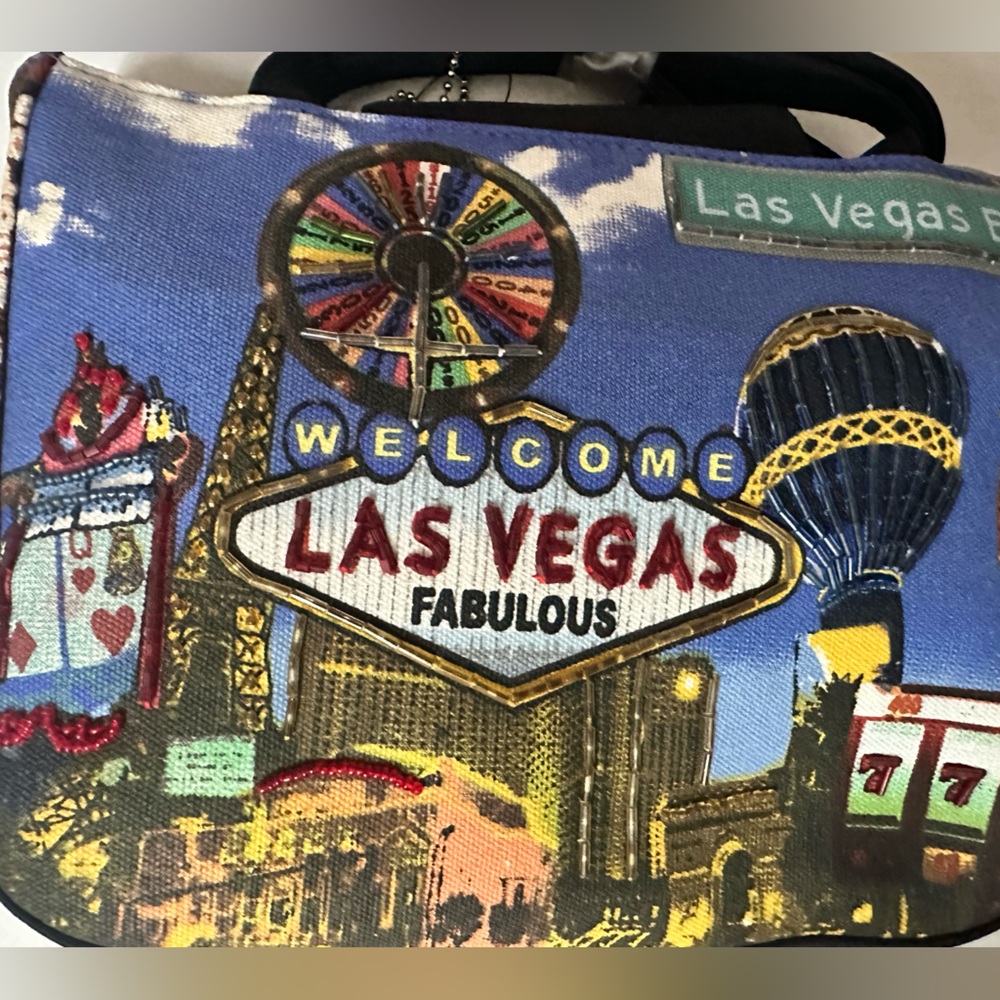 Vintage Las Vegas design BEADED handbag